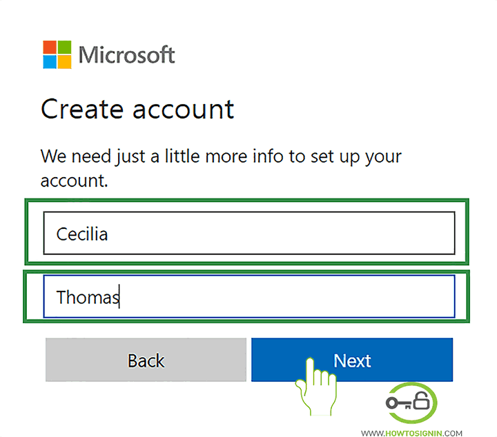create account in hotmail