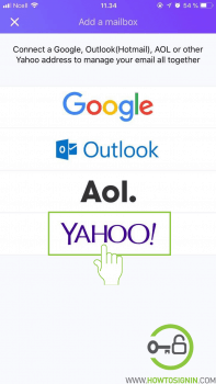 choose email service provider for yahoo mail