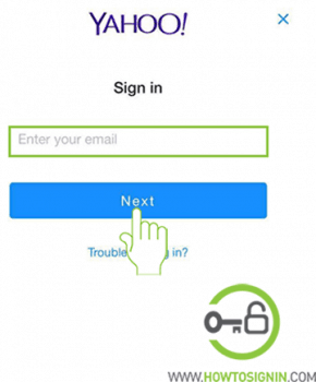 yahoomail mobile sign in username