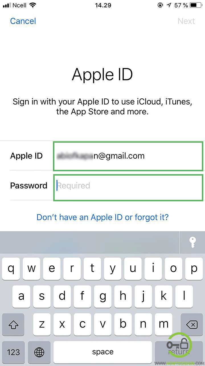 Login apple id Your Account