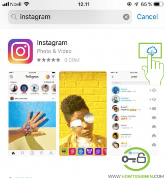 Download instagram in apple device