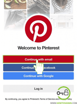 Pinterest Sign up
