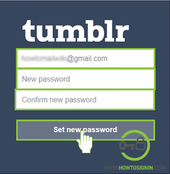reset tumblr password 