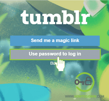 choose password for tumblr login