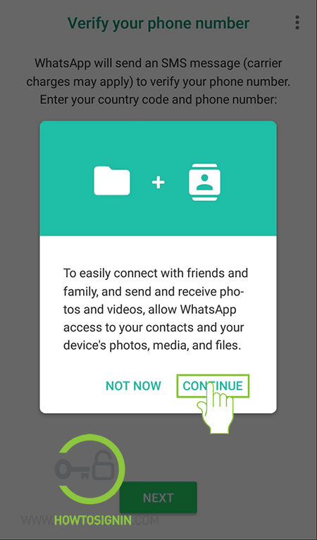 whatsapp login page for mobile