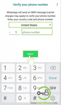 whatsapp sign in mobile