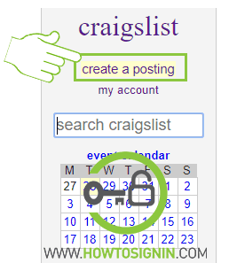 Craiglist create a posting of product 