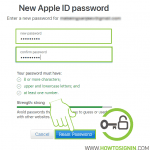 Apple ID password reset