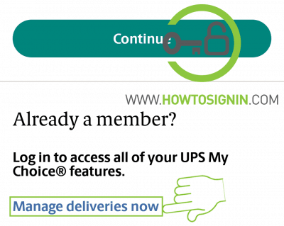 UPS mobile manage deliveries 