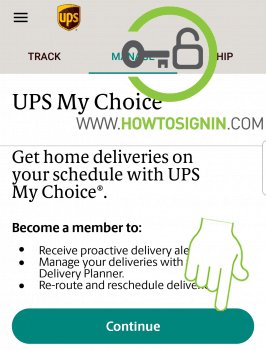 UPS account signup benefits 