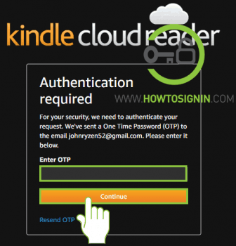 Kindle password reset opt