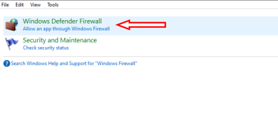 Windows firewall-AOL mail solution