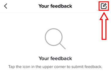 Submit feedback form-TikTok